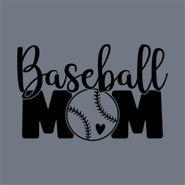 The image showcases InkMerge's Baseball Mom Squad DTF Transfer – Ready to Press, featuring